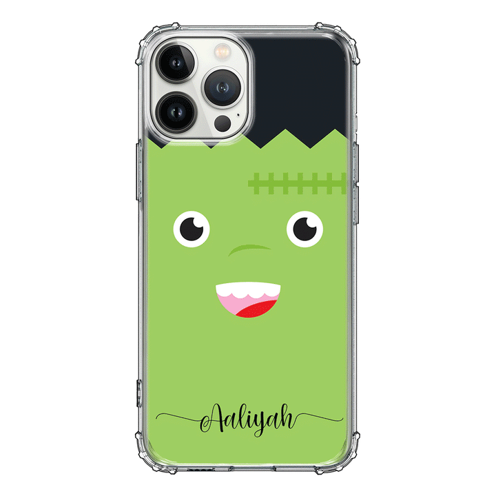 Apple iPhone 13 Pro Max / Clear Classic Personalized Text Cute Monsters, Phone Case - Stylizedd.com