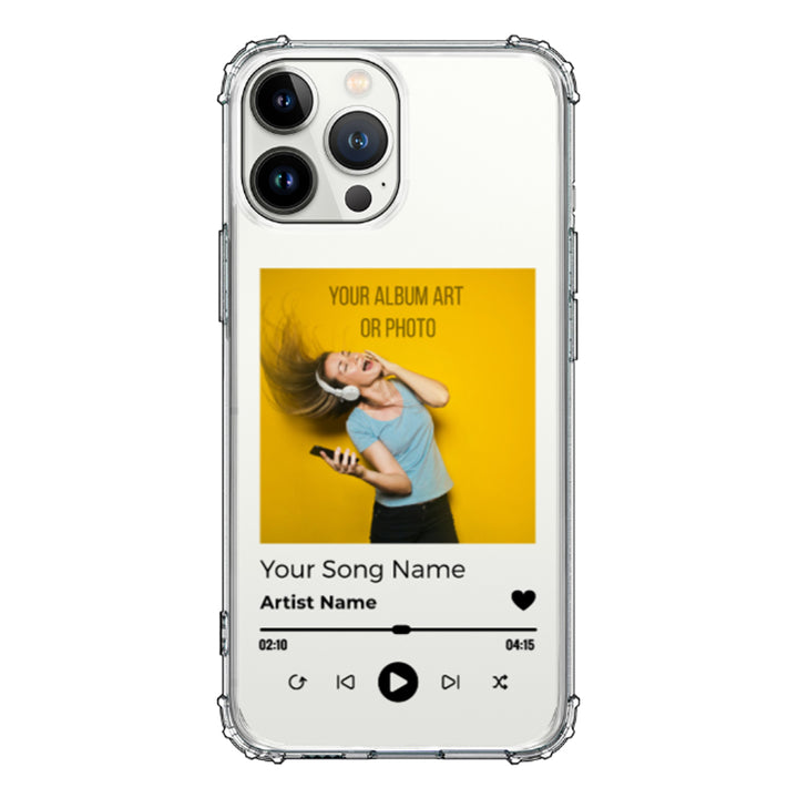 Apple iPhone 13 Pro Max / Rugged Black Custom Album Art Phone Case - Stylizedd.com