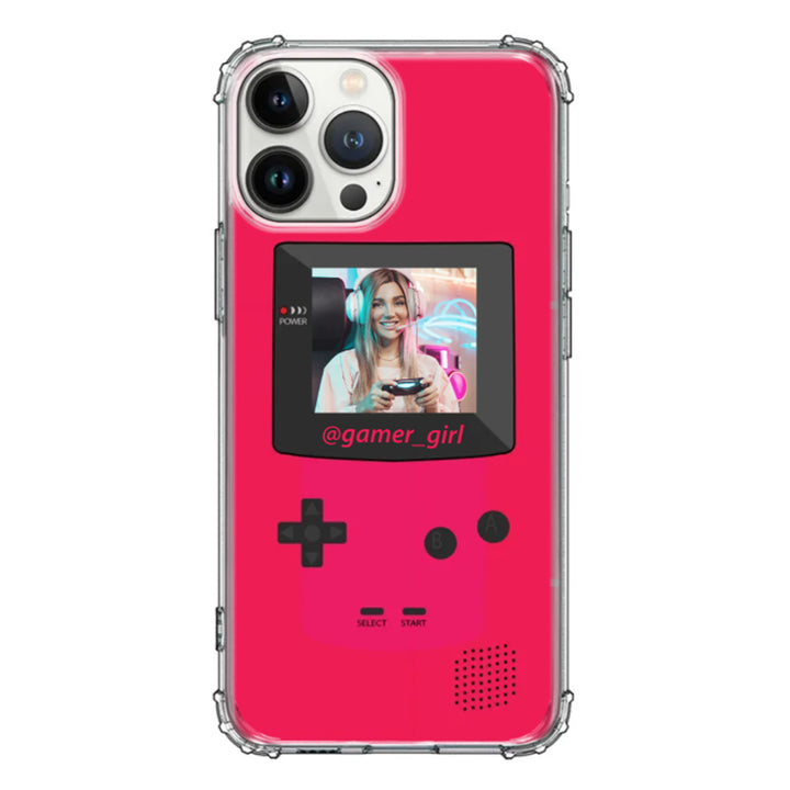Apple iPhone 13 Pro Max / Rugged Black Customized Retro Game Console, Phone case - Stylizedd.com