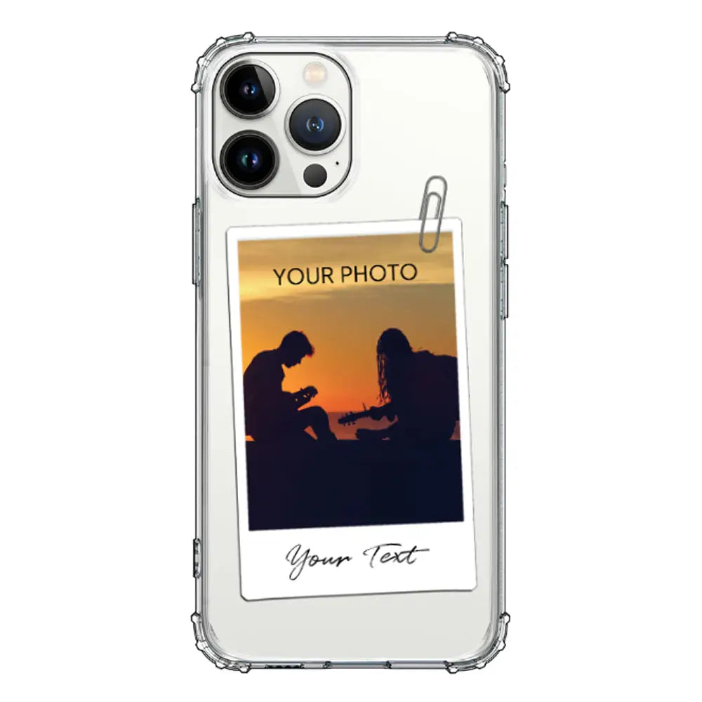 Apple iPhone 13 Pro Max / Clear Classic Polaroid Photo Phone Case - Stylizedd.com