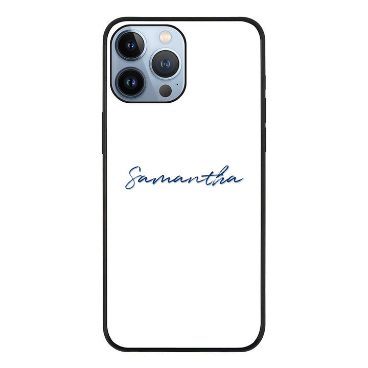 Apple iPhone 13 Pro Max / Tough Pro Custom Text, My Name Phone Case - Stylizedd.com
