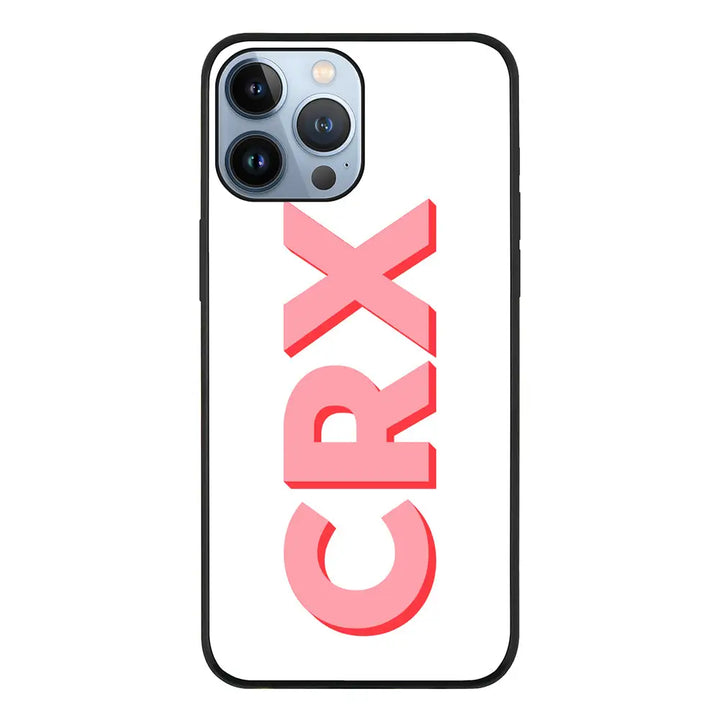 Apple iPhone 13 Pro Max / Tough Pro Personalized Monogram Initial 3D Shadow Text Phone Case - Stylizedd.com
