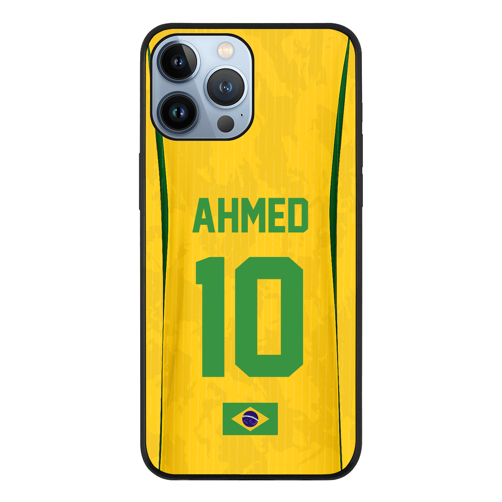 Apple iPhone 13 Pro Max / Tough Pro Personalized Football Jersey Phone Case Custom Name & Number - Stylizedd.com