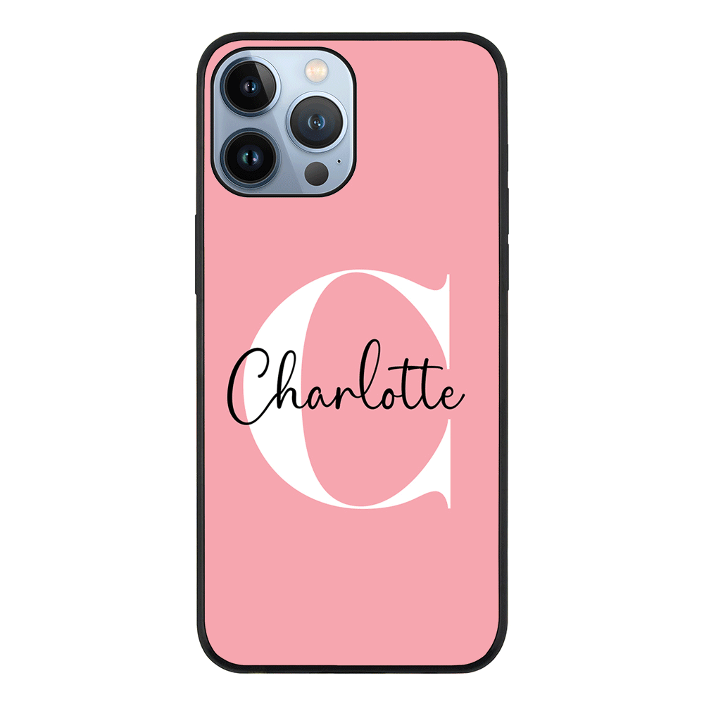 Apple iPhone 13 Pro Max / Tough Pro Custom Monogram Large Initial Name & Letter, Phone Case - Stylizedd.com