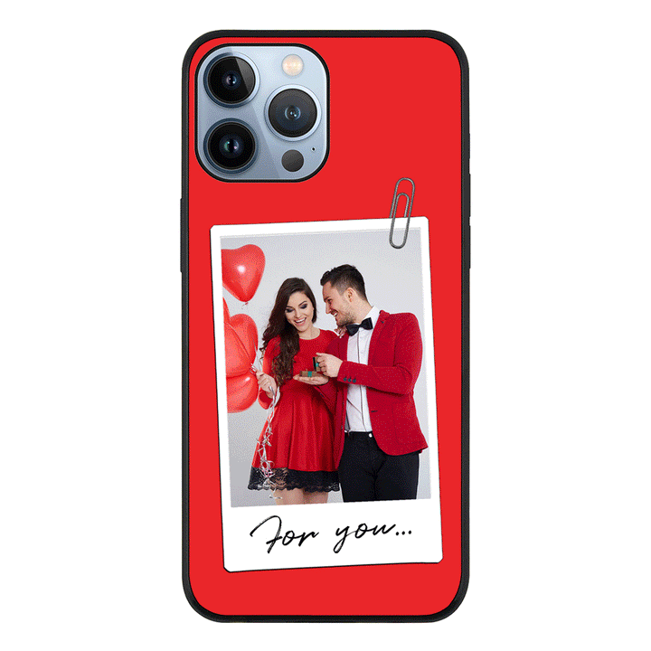 Apple iPhone 13 Pro Max / Tough Pro Personalized Polaroid Photo Valentine, Phone Case - Stylizedd.com