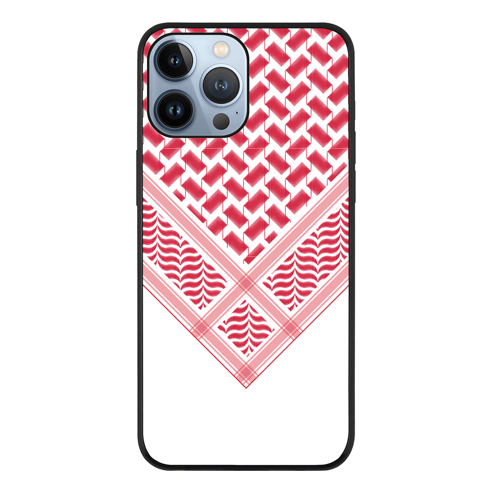Apple iPhone 13 Pro Max / Rugged Black Custom Arab Shemagh, Phone Case - Stylizedd.com
