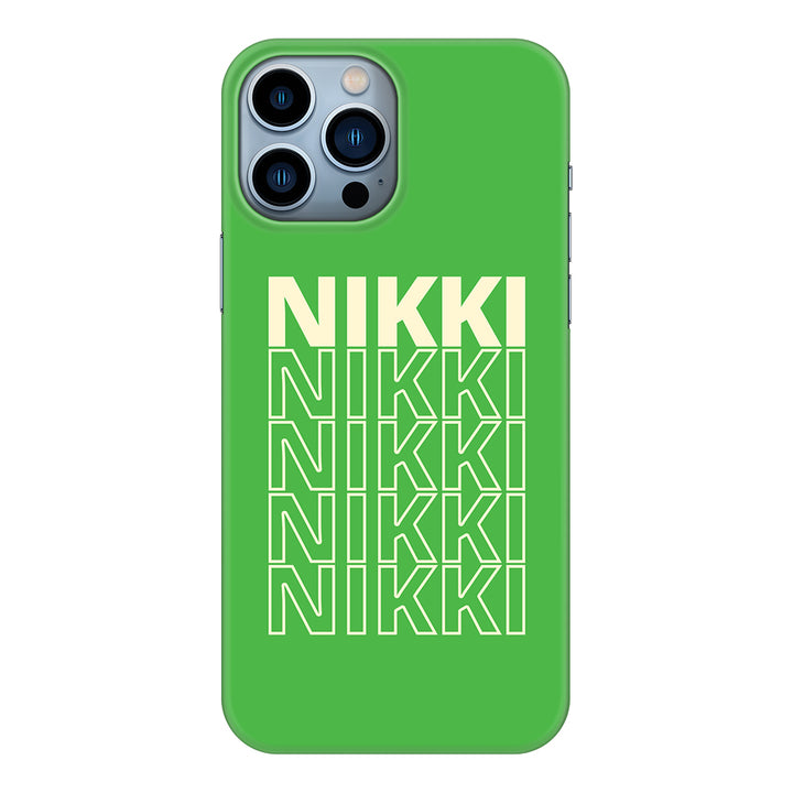 Apple iPhone 13 Pro Max / Clear Classic Repeated Monogram Phone Case - Stylizedd.com