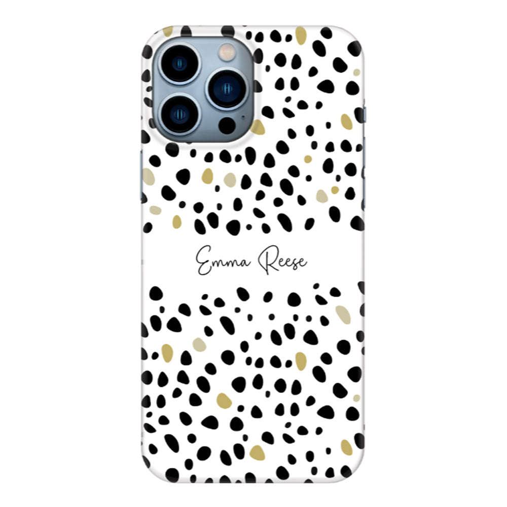 Apple iPhone 13 Pro Max / Clear Classic Pebble Multi Color Custom Text, My Name Phone Case - Stylizedd.com