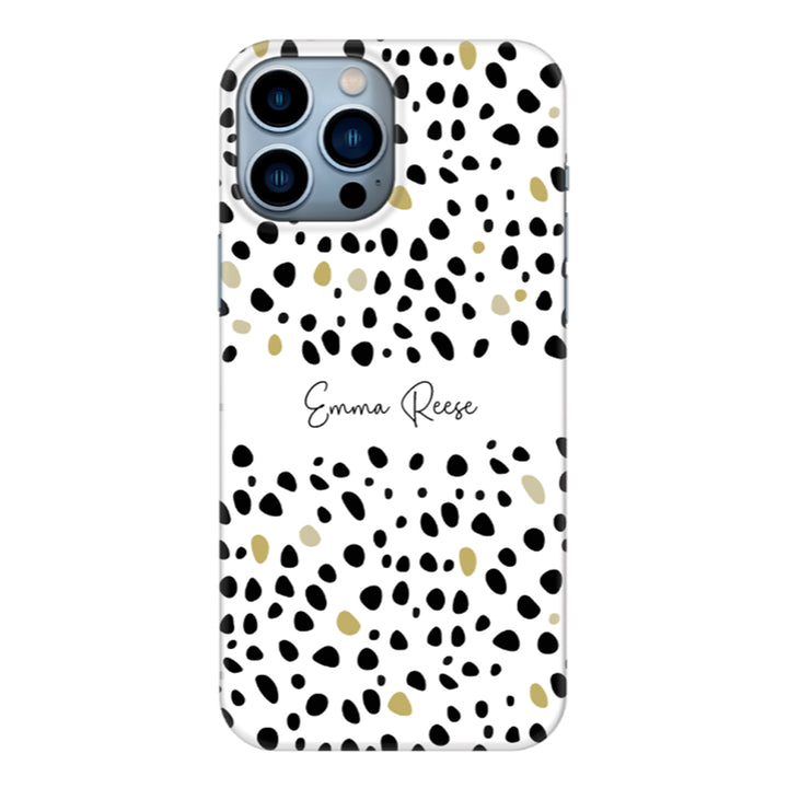 Apple iPhone 13 Pro Max / Clear Classic Pebble Multi Color Custom Text, My Name Phone Case - Stylizedd.com