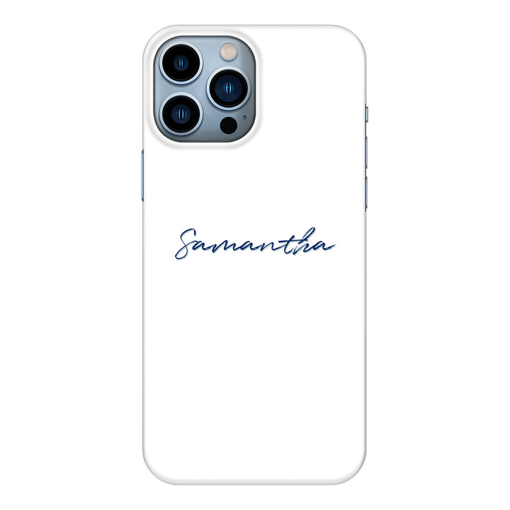 Apple iPhone 13 Pro Max / Clear Classic Custom Text, My Name Phone Case - Stylizedd.com