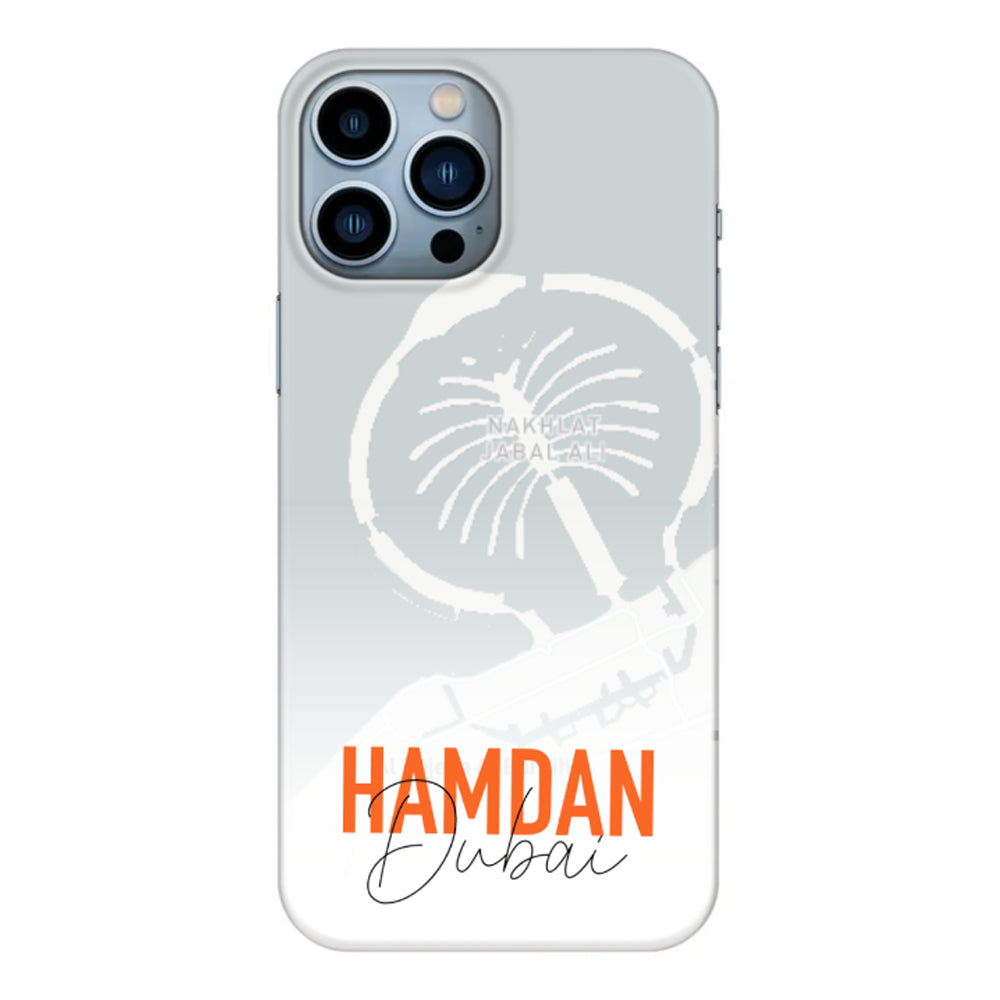 Apple iPhone 13 Pro Max / Clear Classic Personalized Location Map & Name, Phone Case - Stylizedd.com