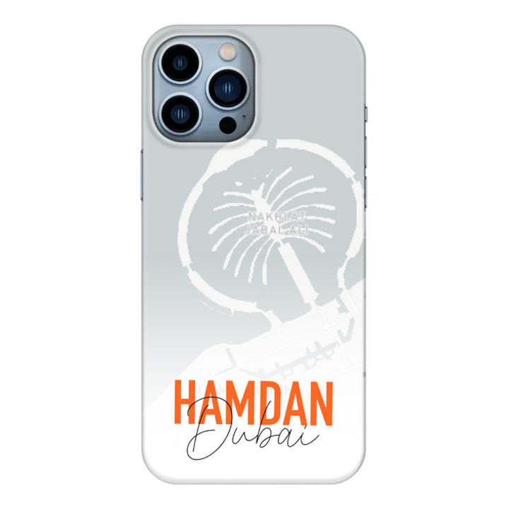 Apple iPhone 13 Pro Max / Clear Classic Personalized Location Map & Name, Phone Case - Stylizedd.com