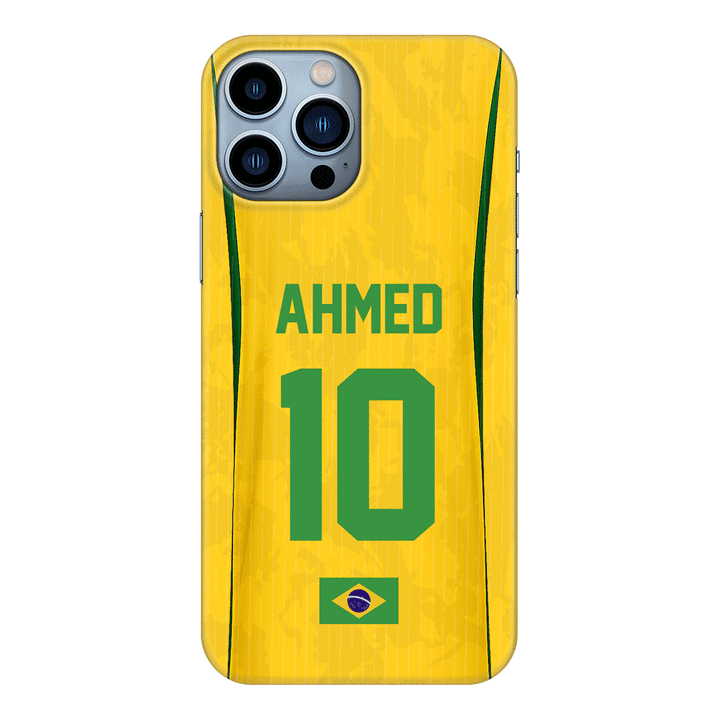 Apple iPhone 13 Pro Max / Clear Classic Personalized Football Jersey Phone Case Custom Name & Number - Stylizedd.com