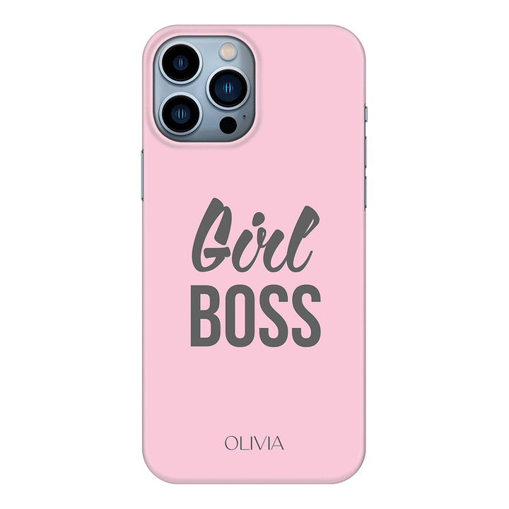 Apple iPhone 13 Pro Max / Snap Classic Personalized Name Girl Boss, Phone Case - Stylizedd.com