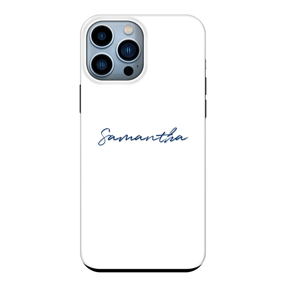 Apple iPhone 13 Pro Max / Snap Classic Custom Text, My Name Phone Case - Stylizedd.com
