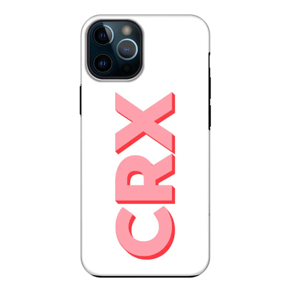 Apple iPhone 13 Pro Max / Tough Pro Phone Case Personalized Monogram Initial 3D Shadow Text Phone Case - Stylizedd.com