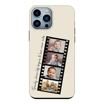 Apple iPhone 13 Pro Max / Tough Pro Phone Case Custom Film Strips Personalised Movie Strip, Phone Case - Stylizedd.com