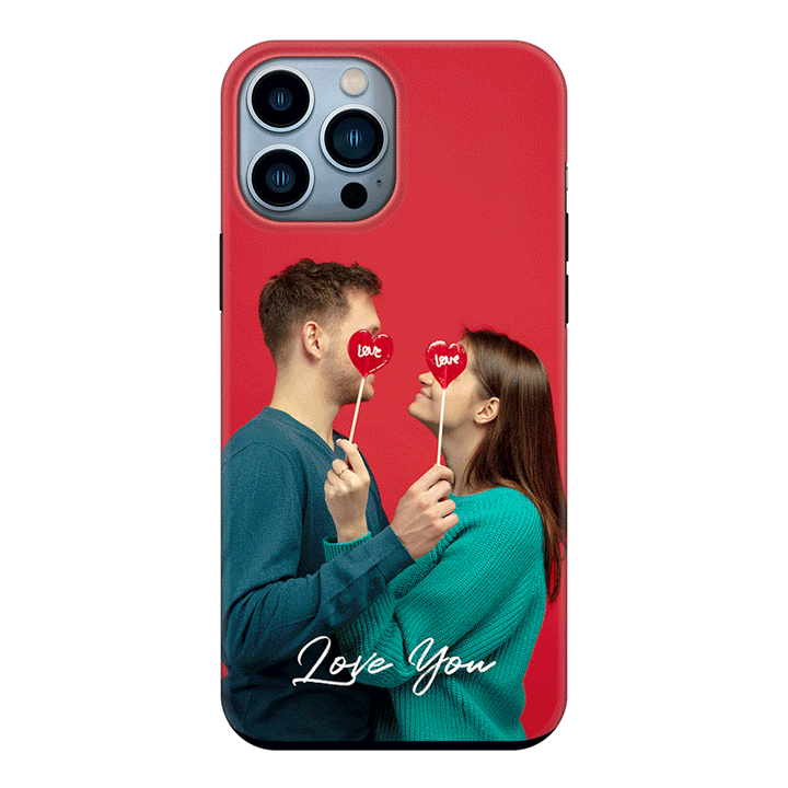 Apple iPhone 13 Pro Max / Tough Pro Custom Photo Valentine, Phone Case - Stylizedd.com