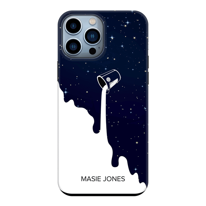 Apple iPhone 13 Pro Max / Tough Pro Personalized Name Milky Way, Phone Case - Stylizedd.com