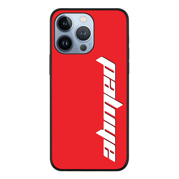 Apple iPhone 13 Pro / Tough Pro Custom Text, Vertical Name Phone Case - Stylizedd.com