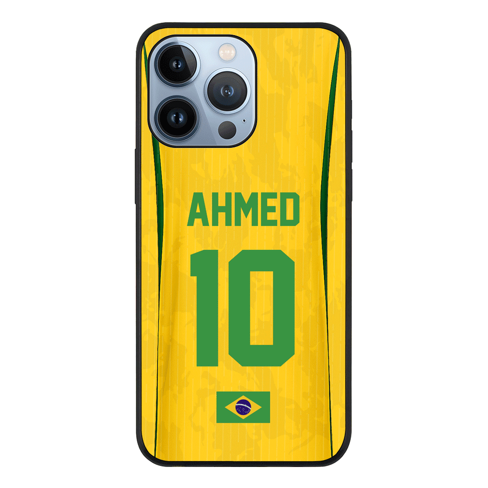 Apple iPhone 13 Pro / Tough Pro Personalized Football Jersey Phone Case Custom Name & Number - Stylizedd.com