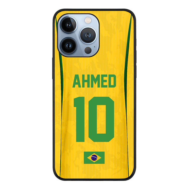 Apple iPhone 13 Pro / Tough Pro Personalized Football Jersey Phone Case Custom Name & Number - Stylizedd.com