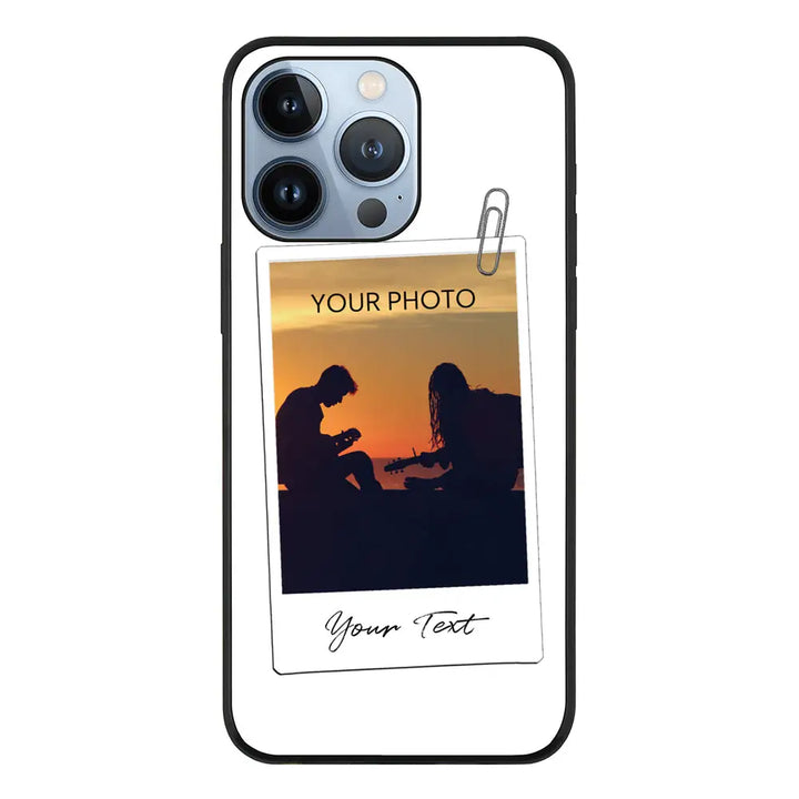 Apple iPhone 13 Pro / Rugged Black Polaroid Photo Phone Case - Stylizedd.com