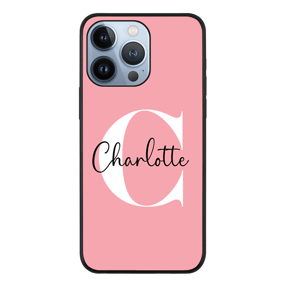 Apple iPhone 13 Pro / Tough Pro Custom Monogram Large Initial Name & Letter, Phone Case - Stylizedd.com