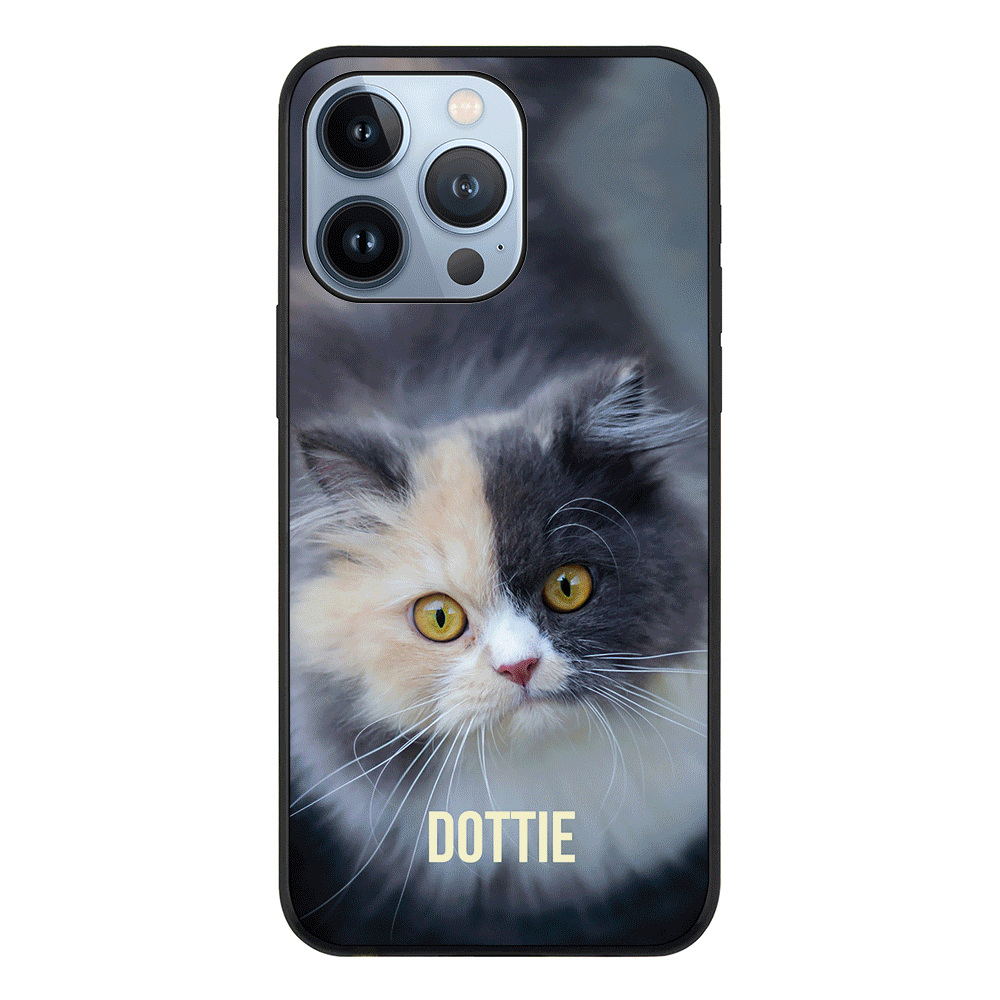 Apple iPhone 13 Pro / Tough Pro Personalized Pet Cat, Phone Case - Stylizedd.com