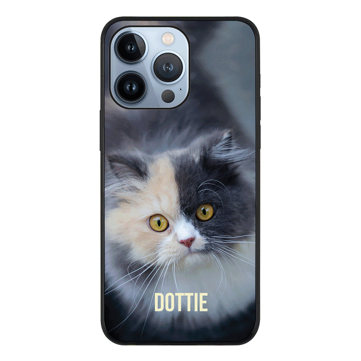 Apple iPhone 13 Pro / Tough Pro Personalized Pet Cat, Phone Case - Stylizedd.com