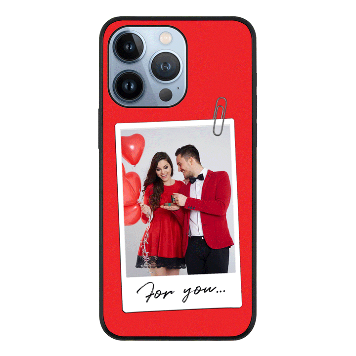 Apple iPhone 13 Pro / Tough Pro Personalized Polaroid Photo Valentine, Phone Case - Stylizedd.com