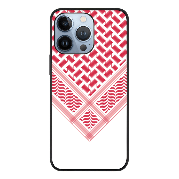 Apple iPhone 13 Pro / Rugged Black Custom Arab Shemagh, Phone Case - Stylizedd.com