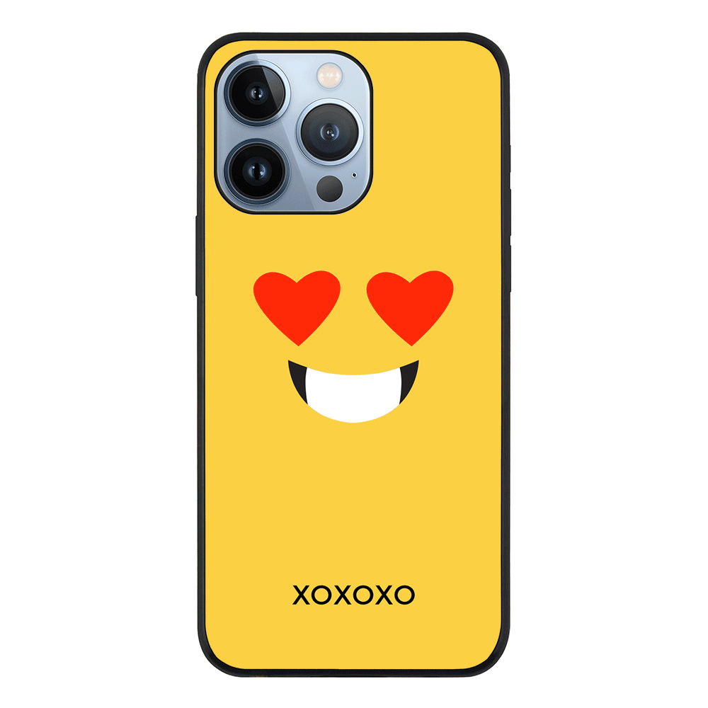 Apple iPhone 13 Pro / Tough Pro Custom Text Emojis Emoticons Face, Phone Case - Stylizedd.com