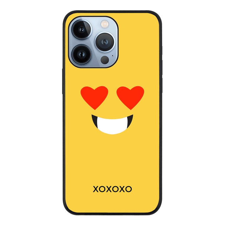 Apple iPhone 13 Pro / Tough Pro Custom Text Emojis Emoticons Face, Phone Case - Stylizedd.com