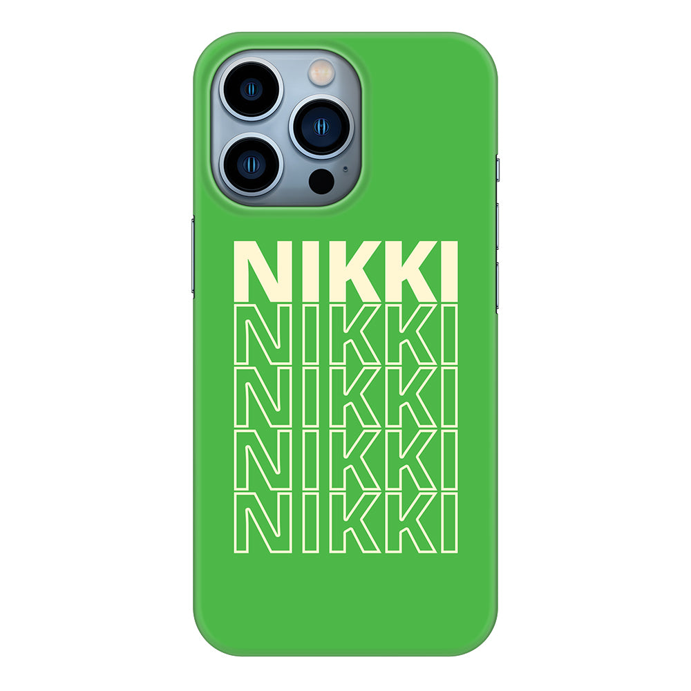 Apple iPhone 13 Pro / Clear Classic Repeated Monogram Phone Case - Stylizedd.com