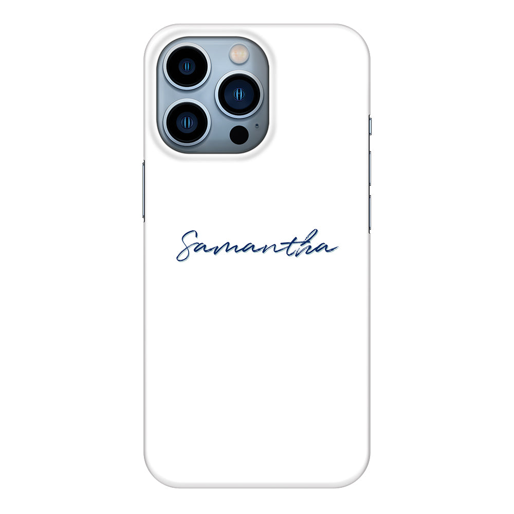 Apple iPhone 13 Pro / Clear Classic Custom Text, My Name Phone Case - Stylizedd.com