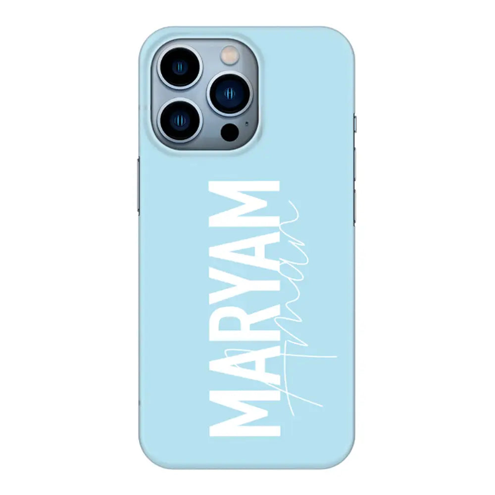 Apple iPhone 13 Pro / Snap Classic Personalized Name Vertical, Phone Case - Stylizedd.com