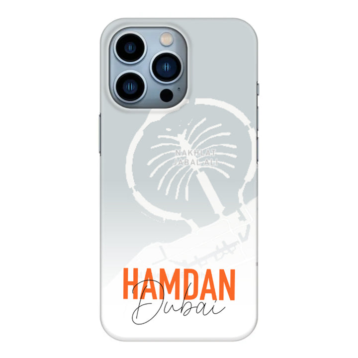 Apple iPhone 13 Pro / Clear Classic Personalized Location Map & Name, Phone Case - Stylizedd.com