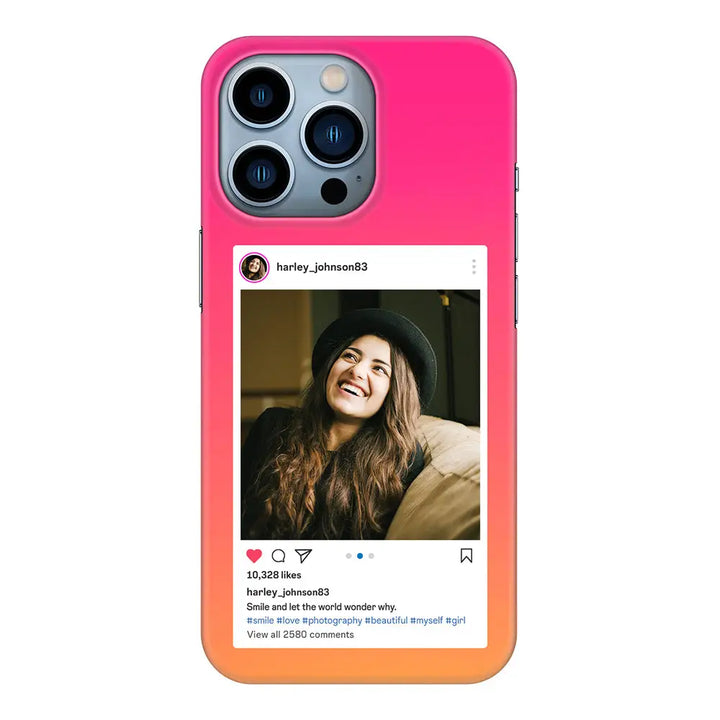 Apple iPhone 13 Pro / Snap Classic Custom Photo Instagram Post Template, Phone Case - Stylizedd.com