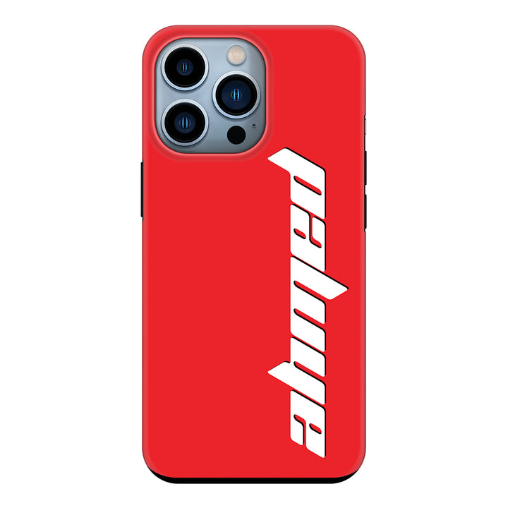 Apple iPhone 13 Pro / Snap Classic Custom Text, Vertical Name Phone Case - Stylizedd.com