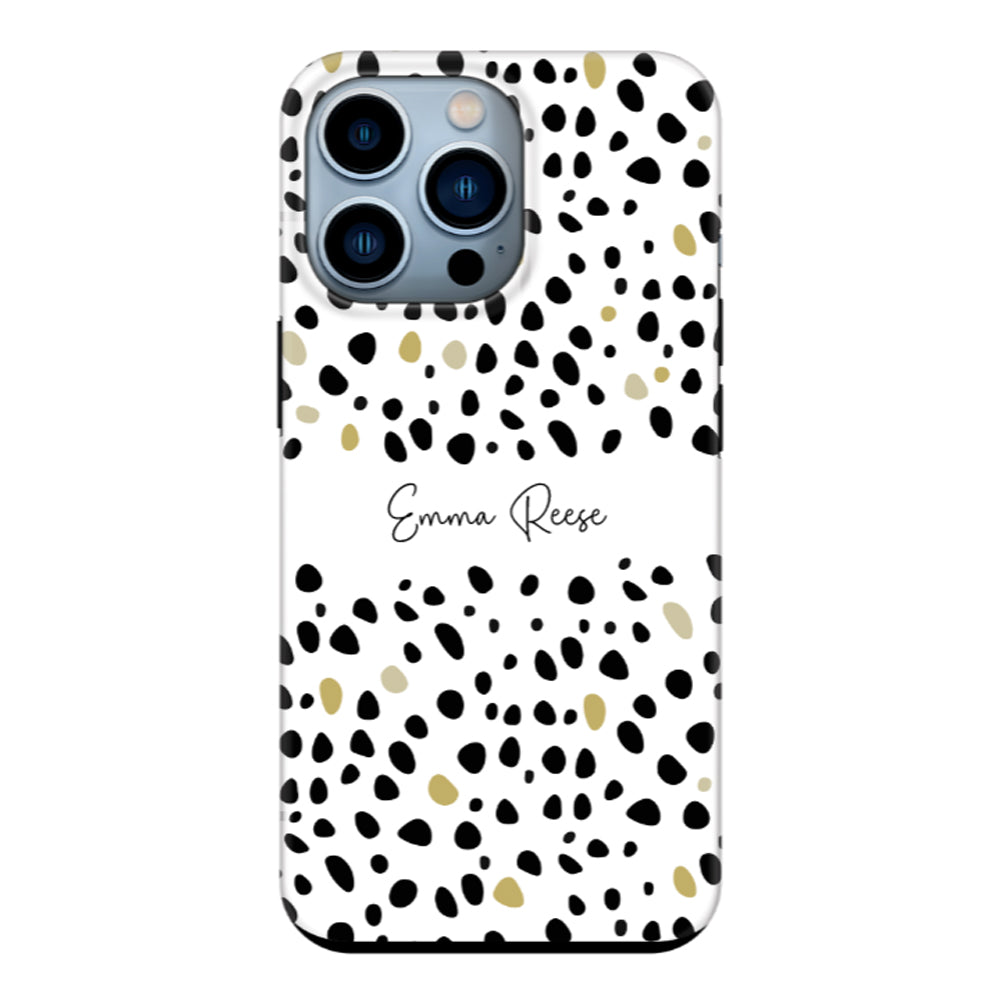 Apple iPhone 13 Pro / Snap Classic Pebble Multi Color Custom Text, My Name Phone Case - Stylizedd.com