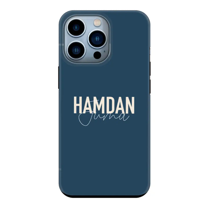 Apple iPhone 13 Pro / Tough Pro Personalized Name Horizontal, Phone Case - Stylizedd.com