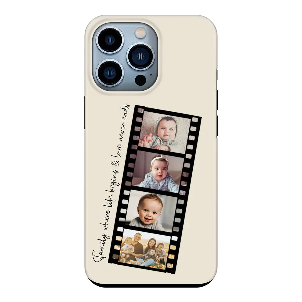 Apple iPhone 13 Pro / Tough Pro Phone Case Custom Film Strips Personalised Movie Strip, Phone Case - Stylizedd.com