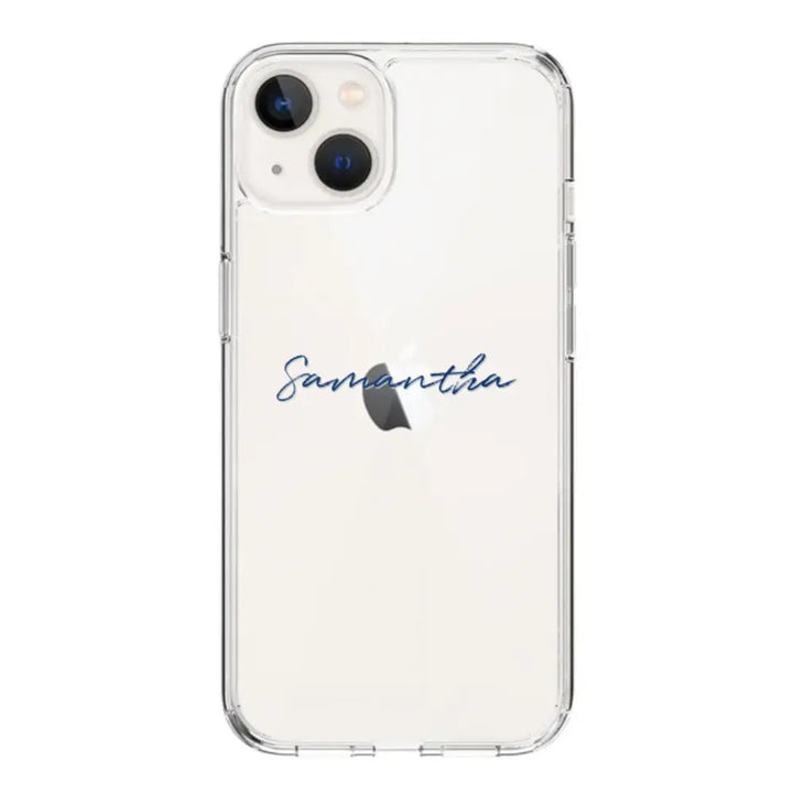 Apple iPhone 14 / Clear Classic Custom Text, My Name Phone Case - Stylizedd.com