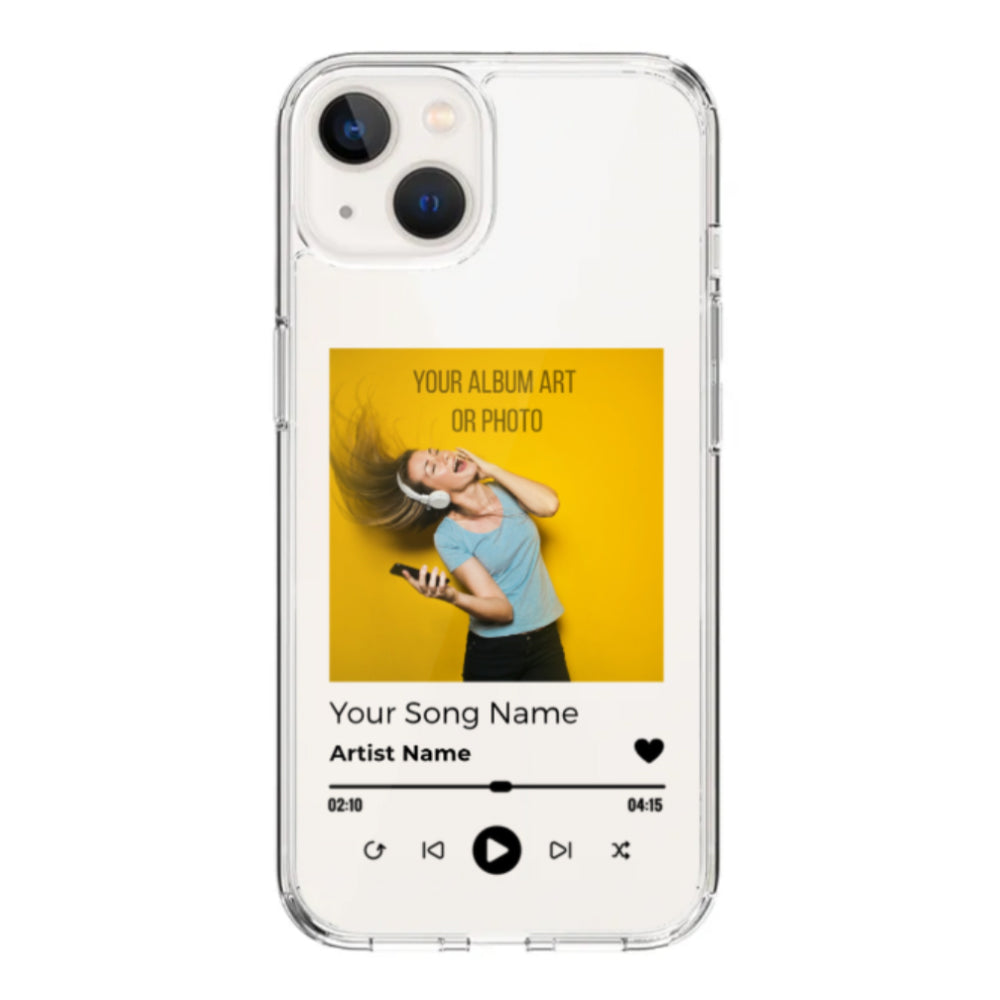 Apple iPhone 14 / Clear Classic Custom Album Art Phone Case - Stylizedd.com