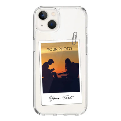 Apple iPhone 14 / Clear Classic Phone Case Polaroid Photo Phone Case - Stylizedd.com