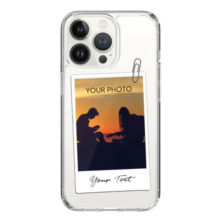 Apple iPhone 14 Pro / Clear Classic Polaroid Photo Phone Case - Stylizedd.com