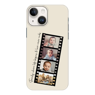 Apple iPhone 14 Plus / Snap Classic Phone Case Custom Film Strips Personalised Movie Strip, Phone Case - Stylizedd.com