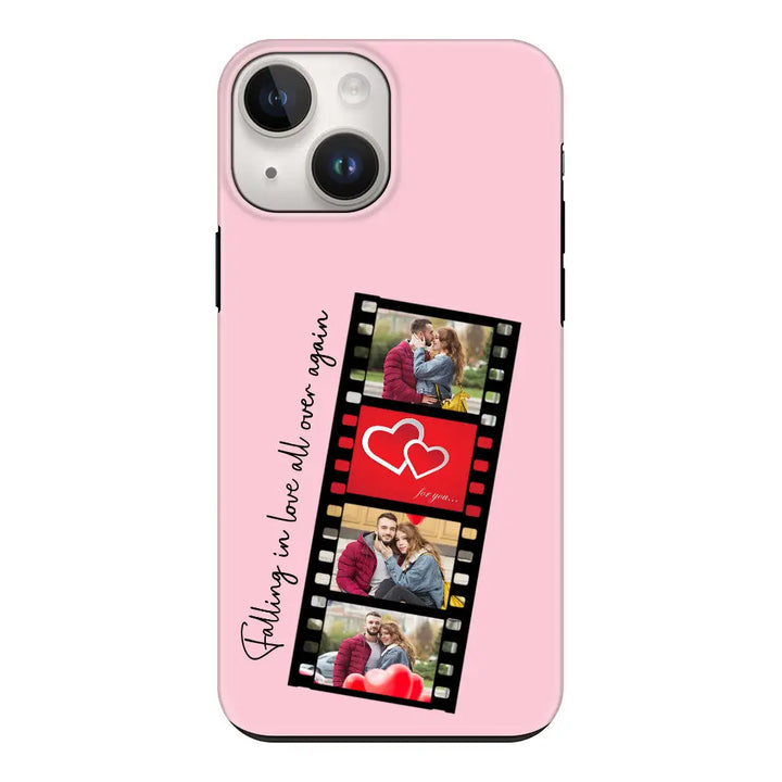 Apple iPhone 14 Plus / Tough Pro Custom Valentine Photo Film Strips, Phone Case - Stylizedd.com