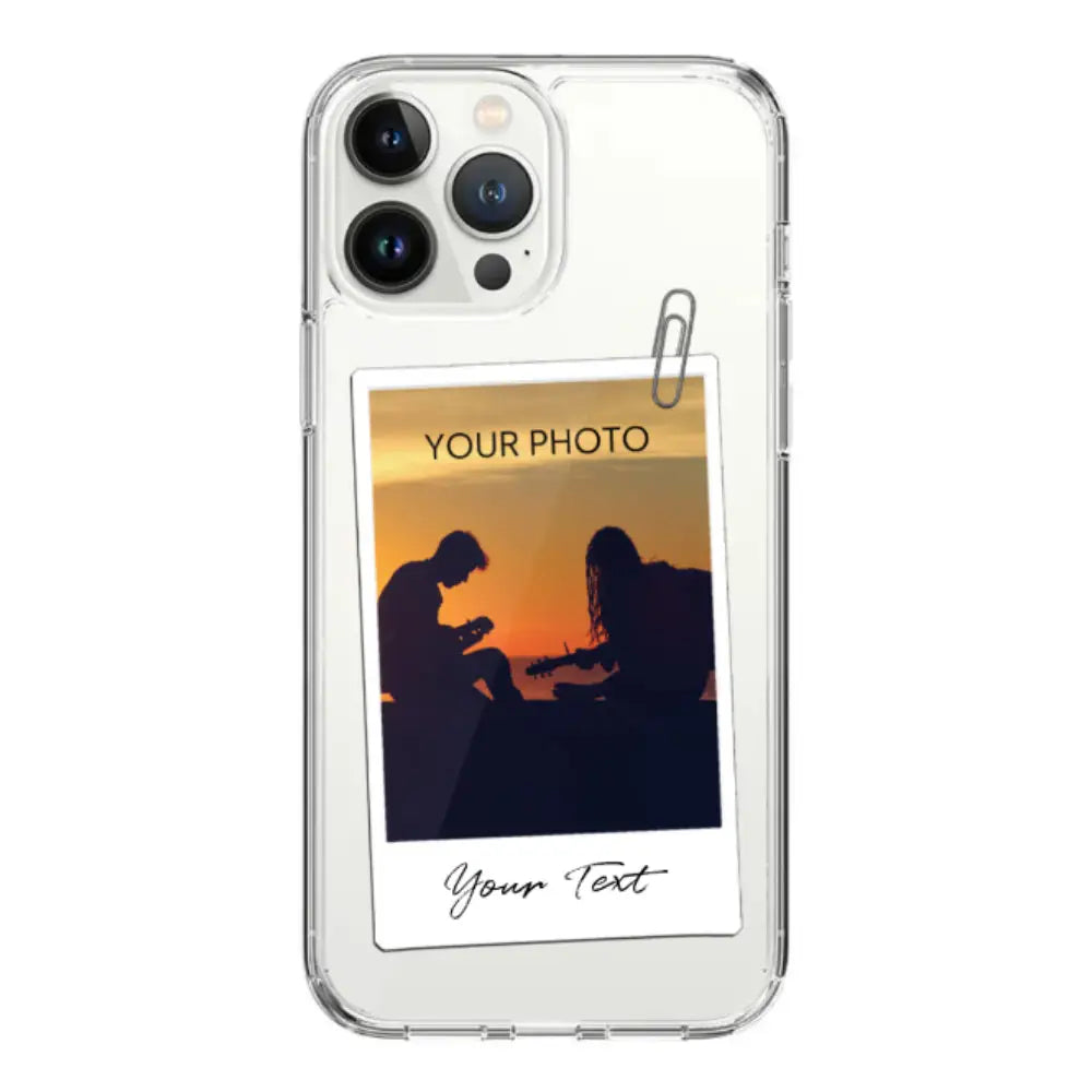 Apple iPhone 14 Pro Max / Clear Classic Polaroid Photo Phone Case - Stylizedd.com